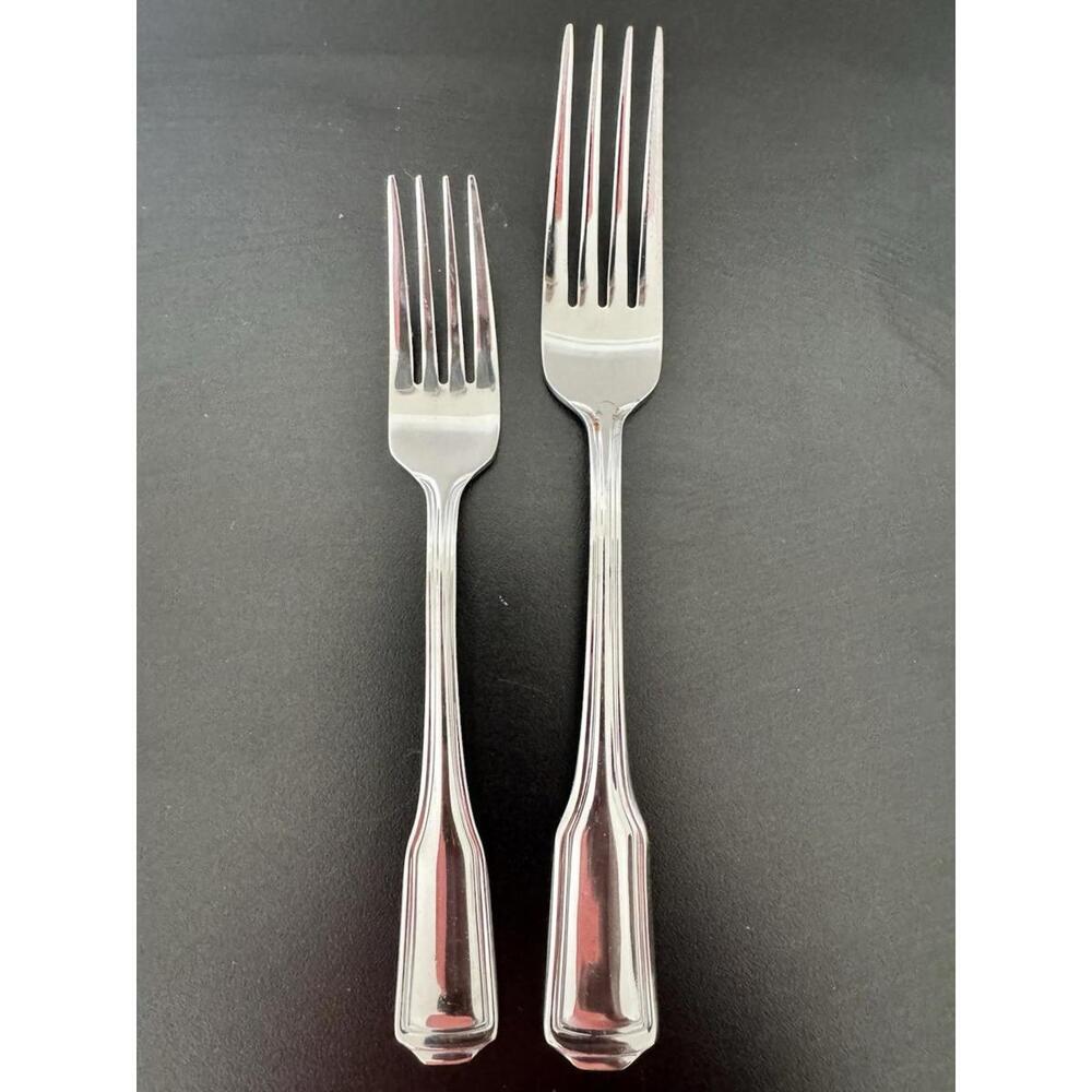 Hampton Signature AMERICANA CLASSIC 16 Pieces Dinner & Salad Forks Stainless
